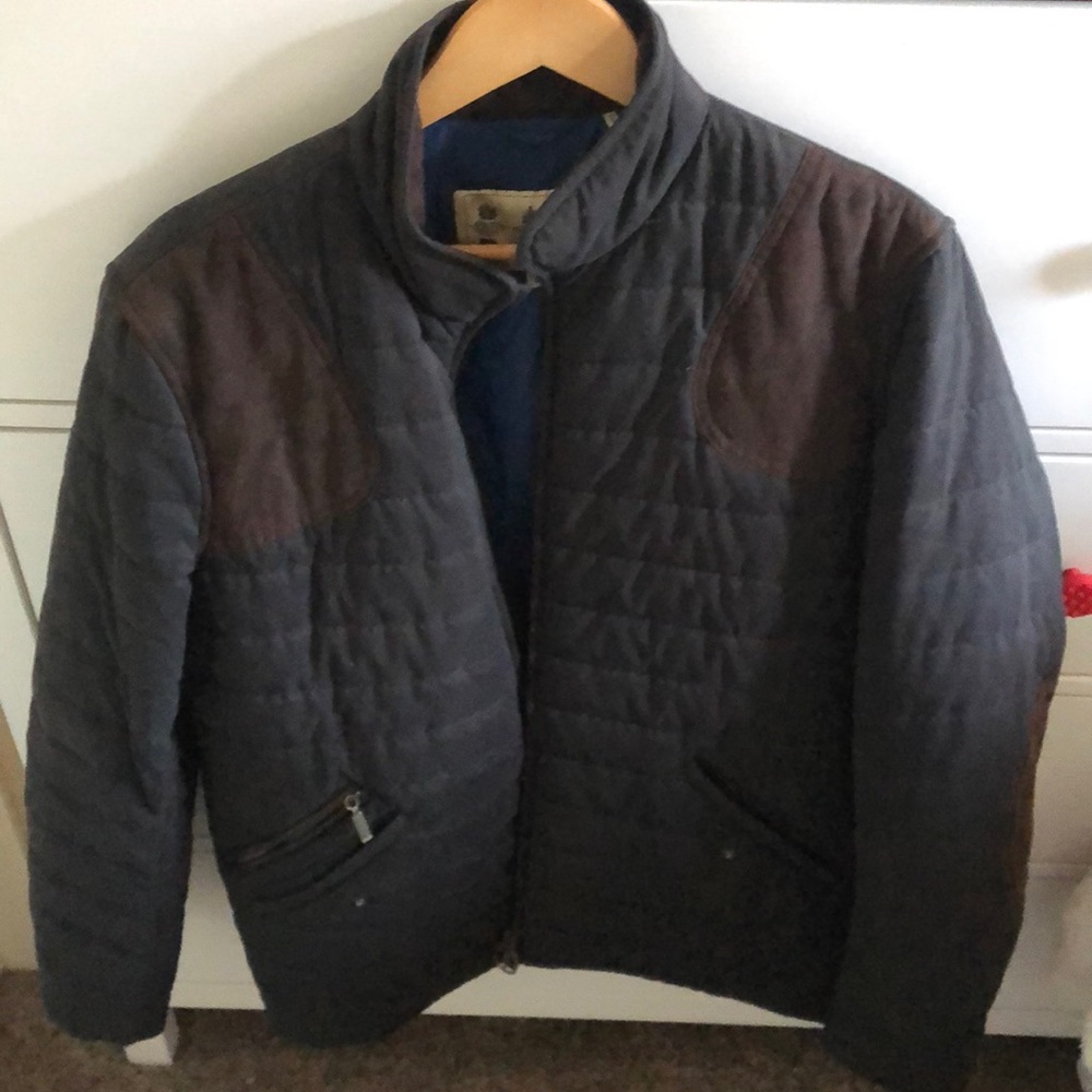 Men’s Barbour Coat with Elbow Patches